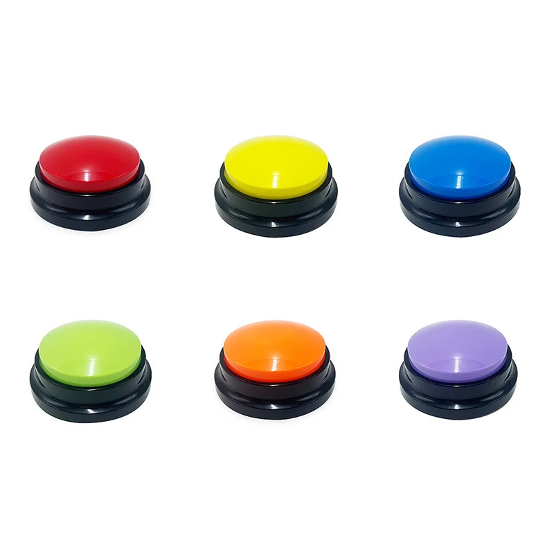 Dog Communication Buttons Voice Recording Button for Pet Training Buzzer 30 Second Record Playback Funny Gift for Talking
