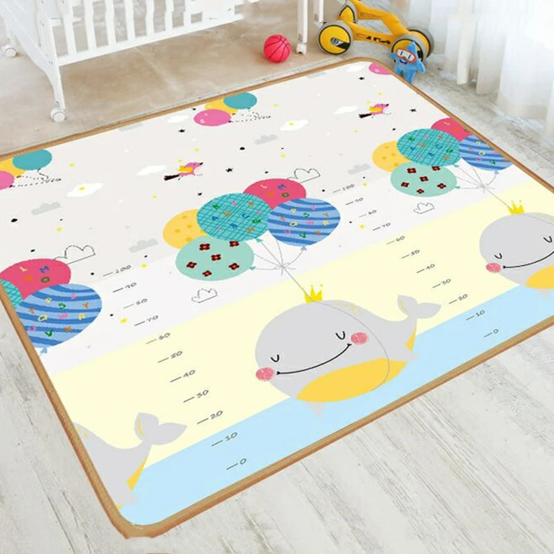 200x180/180x150/180x120cm Play Mat for Children's Thick Safety Mat Friendly Crawling Play Mats Folding Mat Carpet Rug Playmat