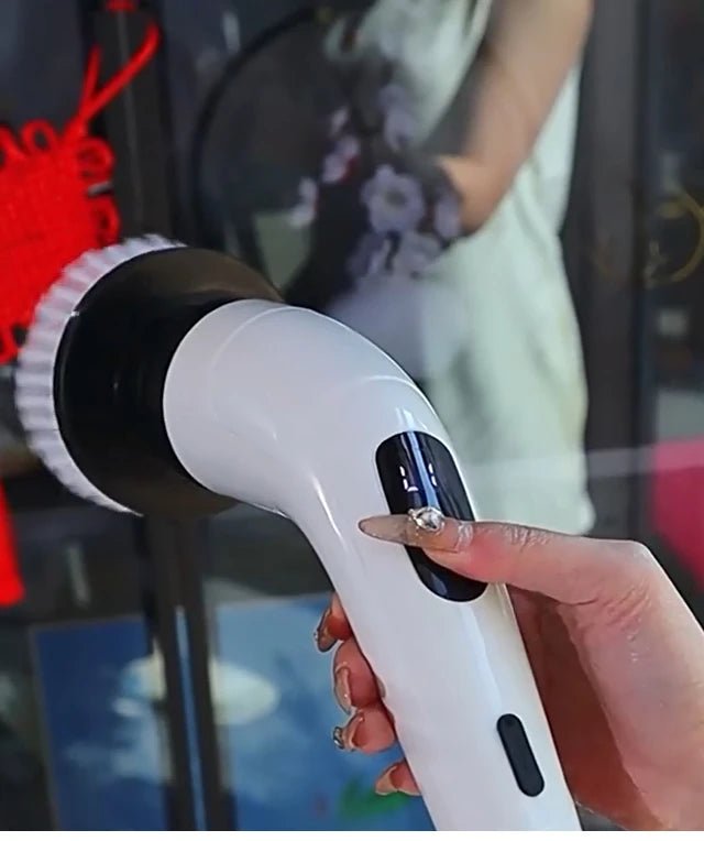 Household Multipurpose Cleaning Brush  Kitchen Gadgets Hair Brushes Bathroom Broom Toilet Mops Electric Cordless Spin Scrubber