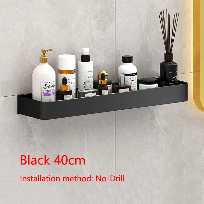 Bathroom Shower Shelf Shower Caddy Wall Floating Shelf Bathroom Toilet Shelf Kitchen Cabinet Storage Shelves Rack Organizers