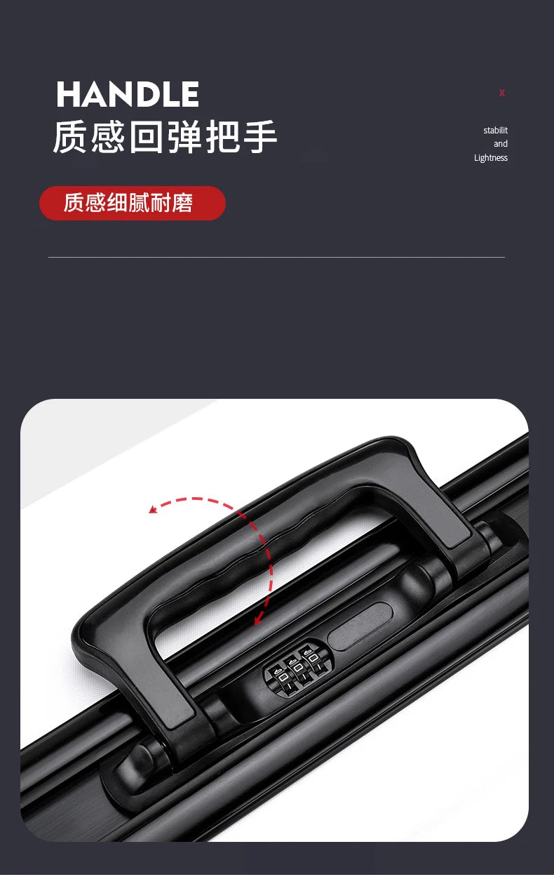 Fashion rolling luggage aluminum frame USB charging trolley suitcase 20/24/26/28 inch students password travel luggage