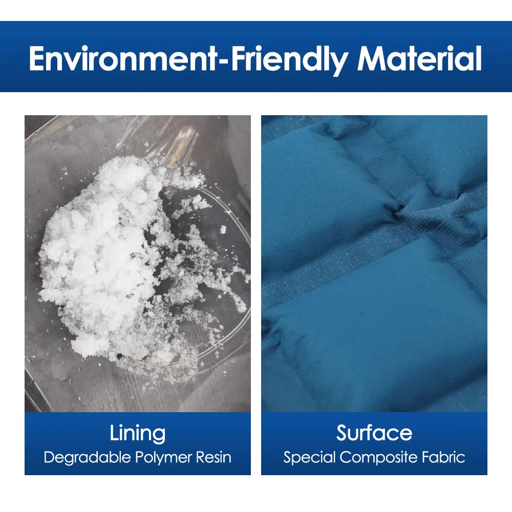 Reusable Large Ice Pack Wrap Hot Cold Compress Therapy Back Massage Pad Cooling Cushion For Knee Leg Neck Shoulder Muscle Strain