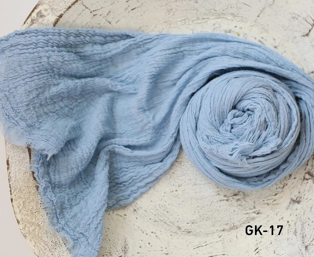 Professional Stretchable Wrapping Newborn Photography Props Soft Cotton Gauze Wraps Blanket Studio Baby Styling Props Accessory