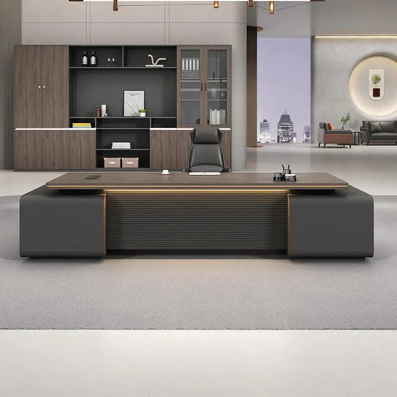 L Shaped Room Desks Computer Commercial Designer Cabinet Table Decoration Chairs Fancy Storage Beistelltisch Furniture