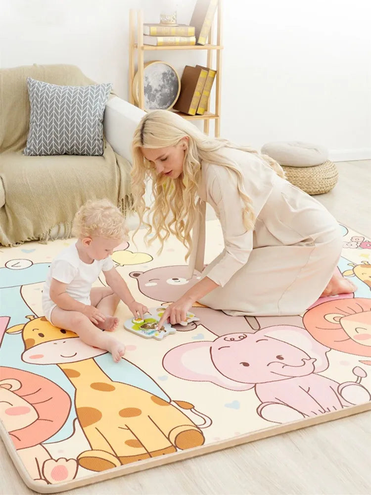 5 sizes to choose Baby Crawling Play Mats Non-toxic High-quality EPE Baby Activity Gym Carpet Baby Game Children's Safety Rug