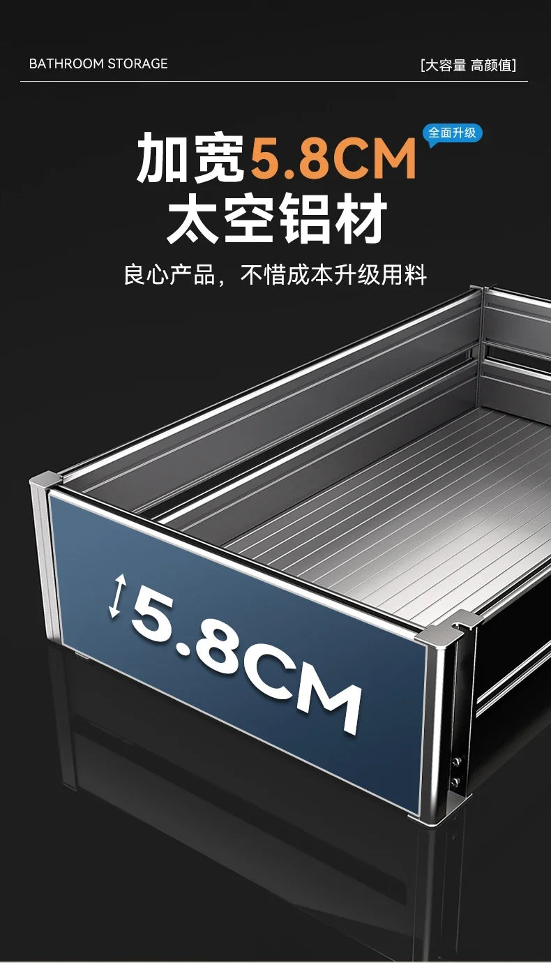 Kitchen Cabinets Dish Baskets Double Drawer Bowl Rack Seasoning Storage