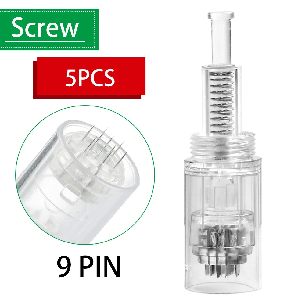 Dermapen Needle for Dr.imp pen Needle Pen 9Pin / 12Pin / 36 Pin Bayonet Screw Port for MYM Microneedling Electric Tattoo Machine