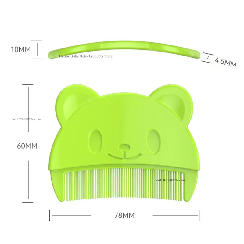 New Baby Care Accessories Fetal Head Fat Comb Infant Bathing Soft Comb Newborn Hair Cleaning Supplies Infant Comb Head Massager