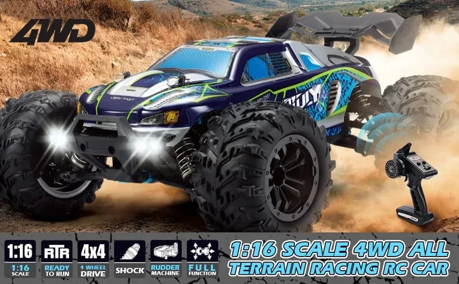 4WD Remote Control Car Off Road 4x4 RC High Speed Buggy Truck Super Brushless 50 or 80KM/H Fast Drift Racing Toy Kids Adults
