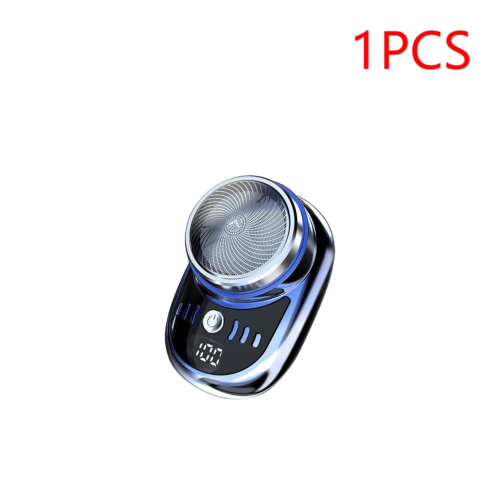 1/2PCS Mini Electric Travel Shaver For Men Pocket Size USB Charging Portable Painless Cordless Trimmer Knive Face Beard Razor  ﻿
