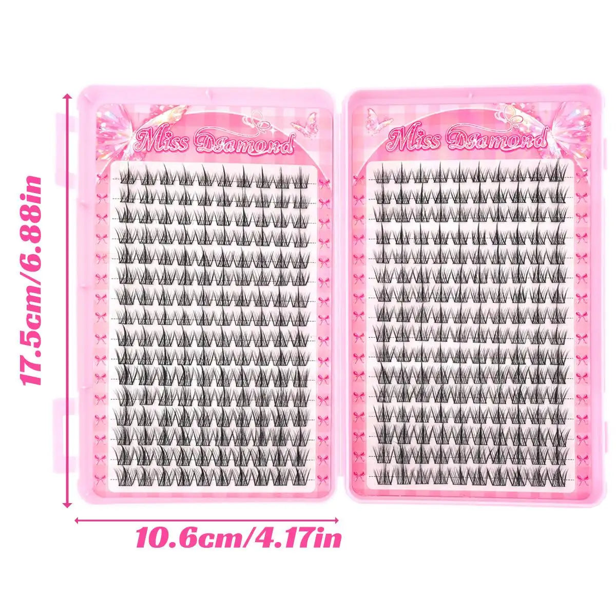 DM 32 Rows Eyeslashes Extension Personal EyeLash Professional Makeup Individual Cluster Grafting Wholesale False Eyelashes