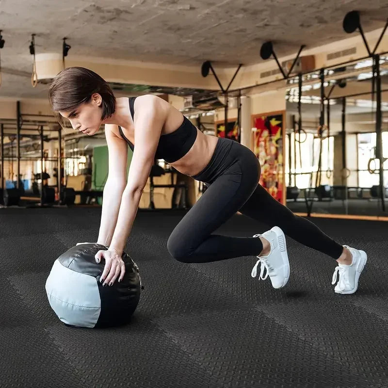 4-20PCS Home Gym Stitched Activity Mat EVA Foam BPA Free Waterproof Floor Mats Non-slip Quiet Kids Activity Play Mats Home Decor