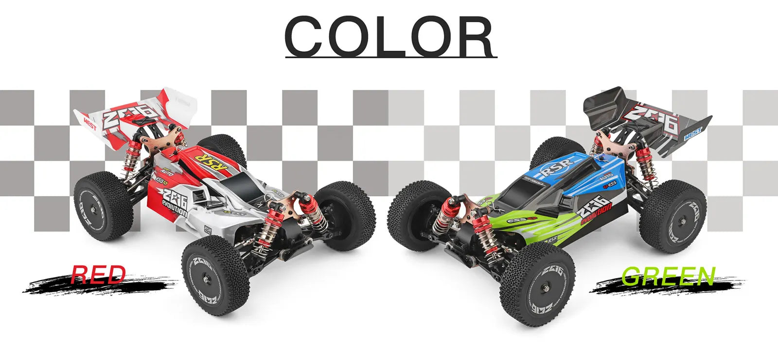 WLtoys 144001 1:14 RC Racing Car 65Km/H 2.4G Remote Control High Speed Off-Road Drift Shock Absorption Adult Boys Toys Kids Gift