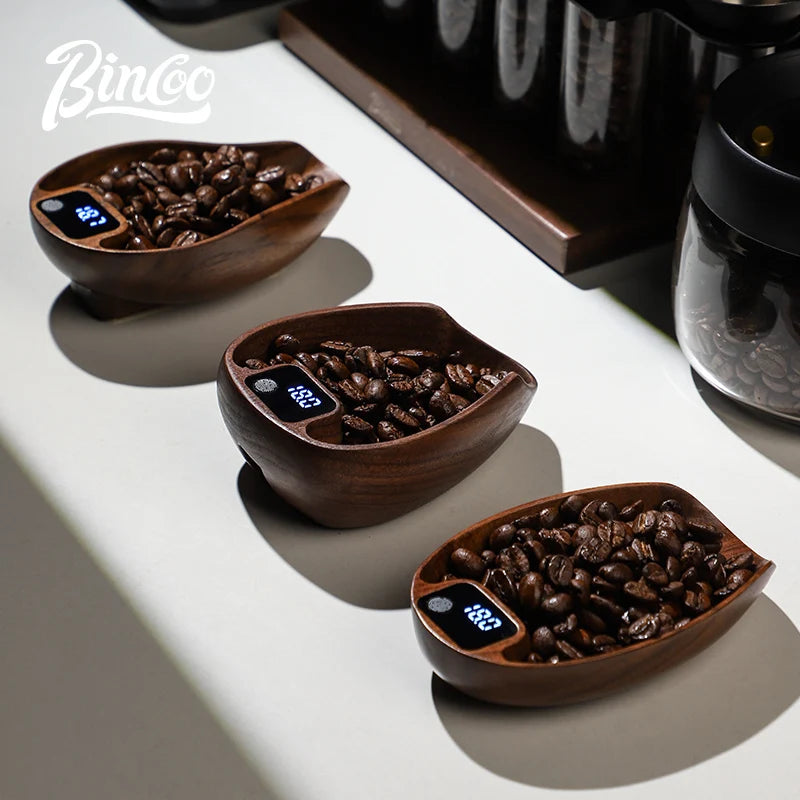 Bincoo Intelligent Electronic Scale Kitchen Scale Professional Coffee Scale Portable Bean Tray Precise Weight Rechargeable