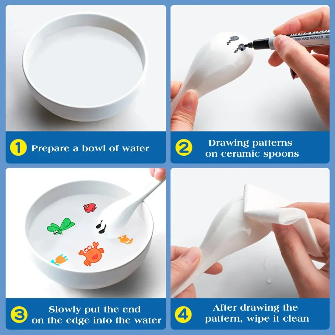 Magical Water Floating Pen Colorful Mark Pen Kid Drawing Early Art Education Doodle Water Pens Student Colorful Doodle Water Pen