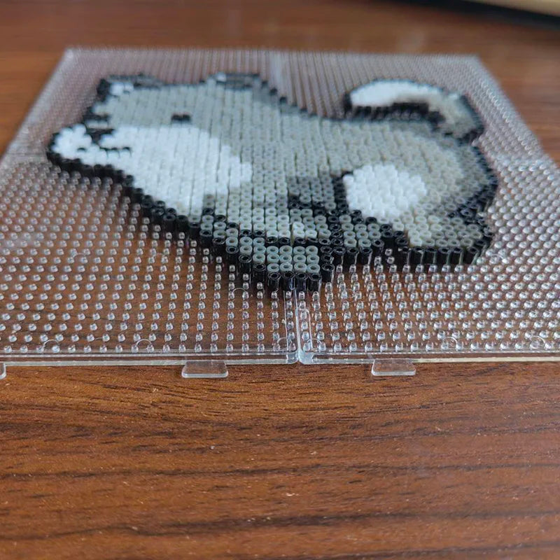 15 Colors 5mm /2.6mm Set Melting Beads Pixel Art Puzzle Hama Beads Diy 3D Puzzles Handmade Gift Fuse Beads Kit Iron Beads Toy