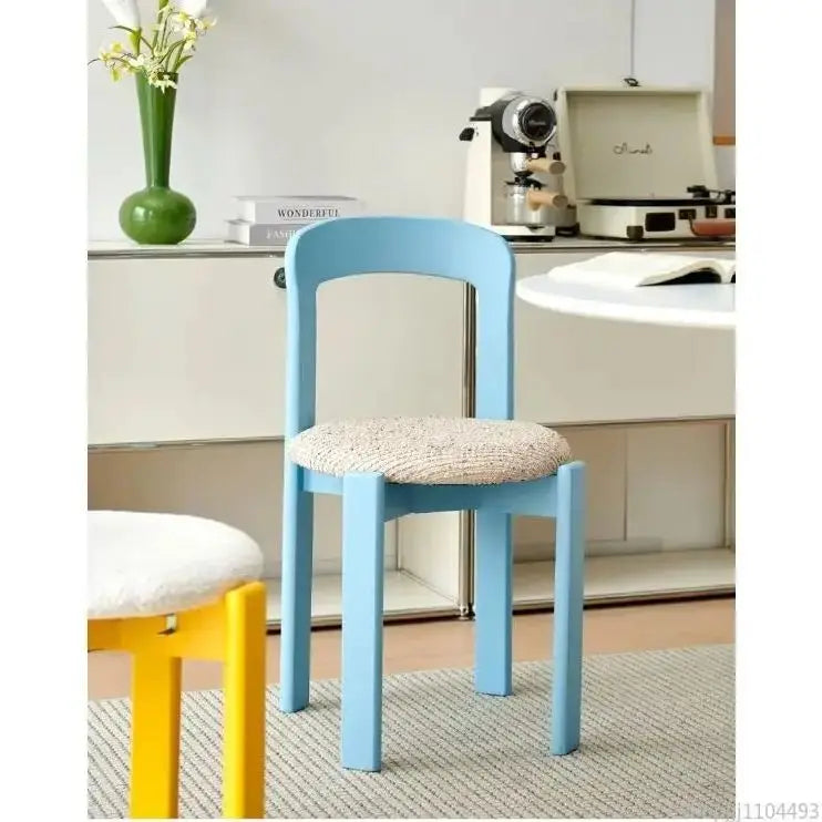 Scandinavian Solid Wood Rey Dining Chairs Steam Bent Technology Ergonomic Bruno Rey Chair Kitchen Furniture Restaurant Chair