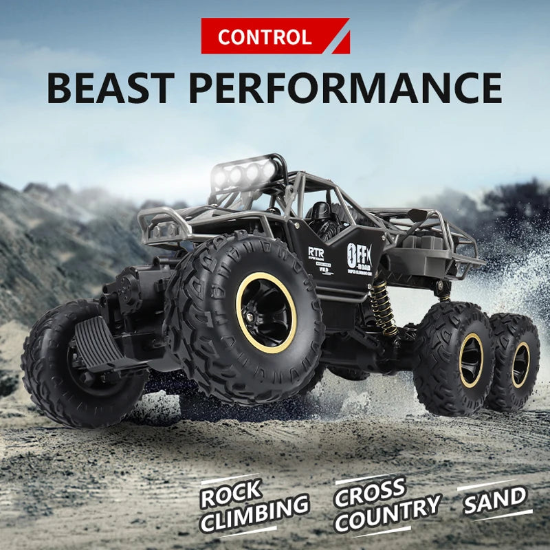 ZWN 1:12 RC Car With Lighting And Rechargeable 2.4G Radio Remote Control Alloy Buggy Off-Road Trucks Boys Toys for Children