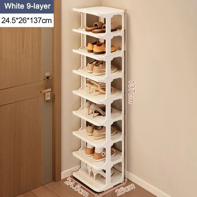 Shoe Rack Storage Organizer Household Living Room Vertical Shoes Rack Storage Cabinet Cabinets Removable Household Shoe Rack