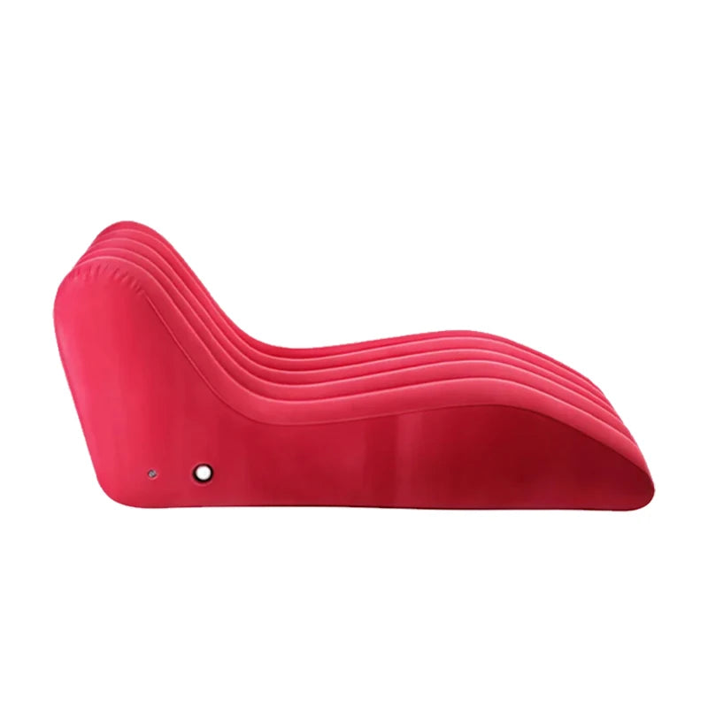 Outdoor Camping Folding Air Chair - Reclining Massage Chair | Indoor Double Inflatable Sofa Bed with Electric Pump