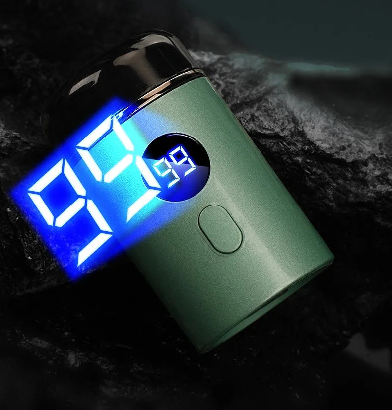 Men Electric Mini Shaver Rechargeable Type-c Charging Car Portable Led Digital Display Wet & Dry Shaver Men Women Home Razor