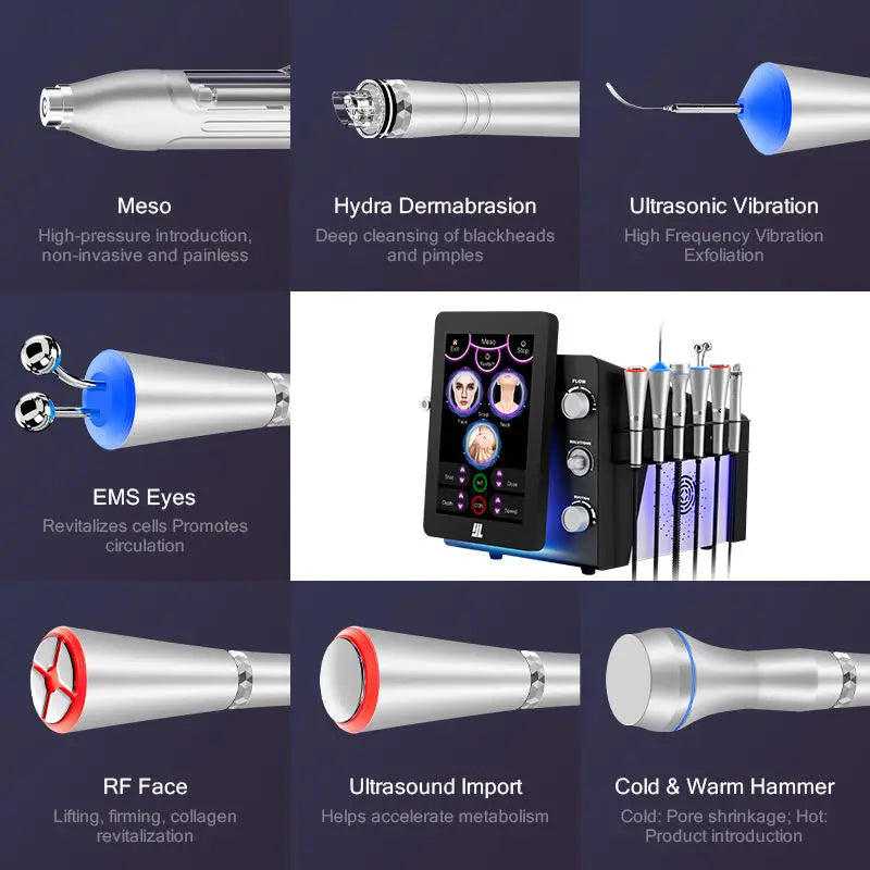 Cleaning Deep Peeling Jet Portable Scalp Care Machine Aqua Hydro Facial Skin Face Lifting