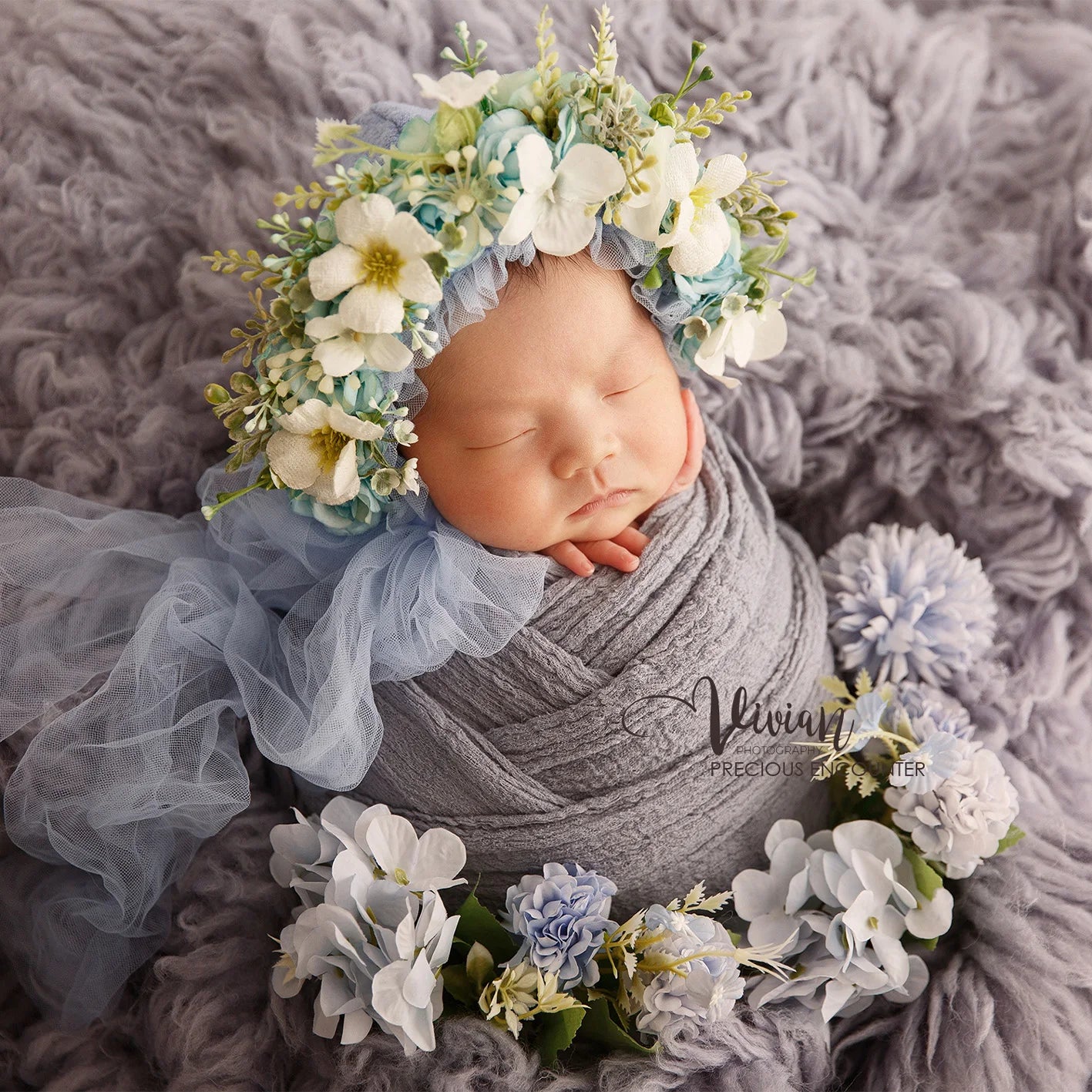 Newborn Photography Props Soft High Stretchable Cotton Seersucker Wrap Baby Posing Aid Photoshoot Props Babies Photo Accessories