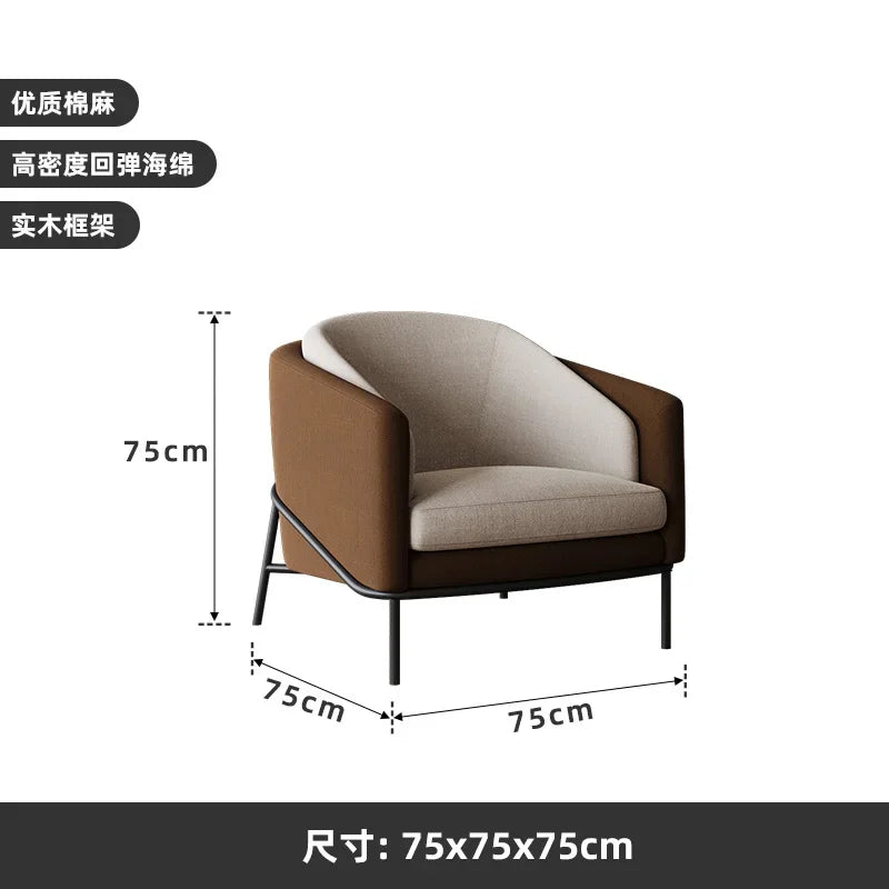 Living Room Chairs Modern Individual Armchairs Relaxing Chair Chaise Lounges Design Armchair Accent Floor Vanity Home Furniture