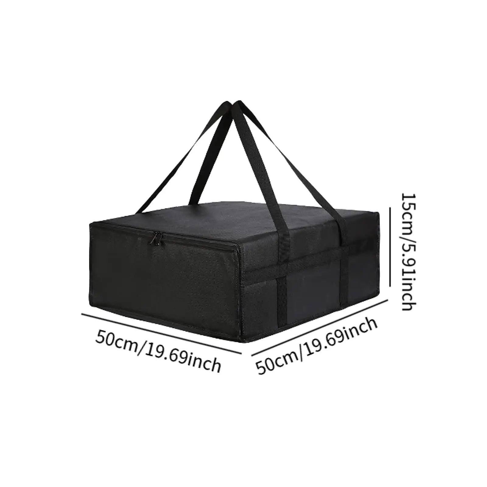 Food Pizza Develivey Bag Fresh Keeping Reusable Lightweight Fully Insulated for Personal Outdoor Catering Shopping Professional