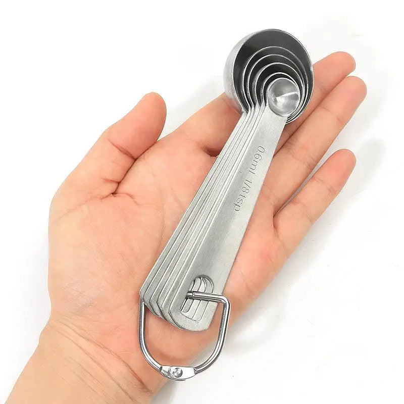 6/9/11Pcs Measuring Spoons Set Stainless Steel Seasoning Coffee Scoop Measuring Spoon With Scale Kitchen Baking Measuring Tools