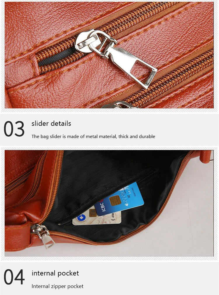 Women's Bag 2025 Trend Korean Handbags Designer Luxury Brand Ladies Shoulder Bags Soft Leather Fashion Versatile Crossbody Bag