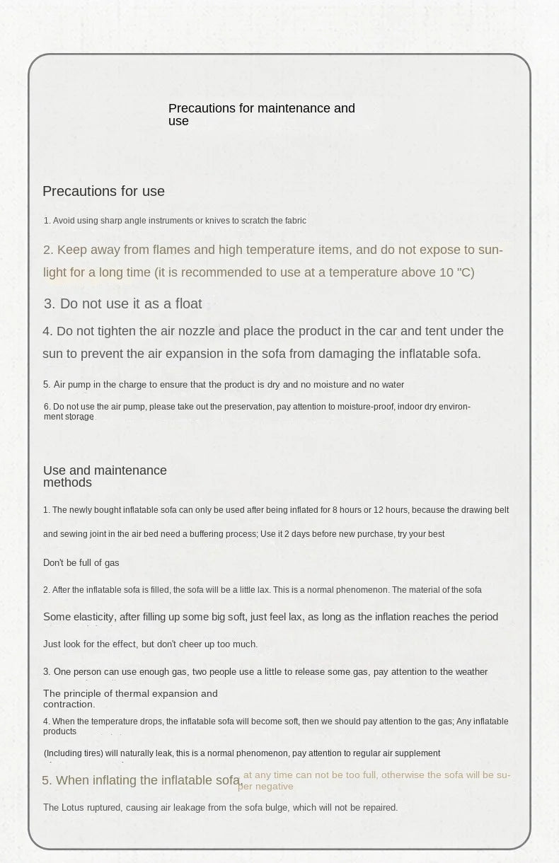 Outdoor Inflatable Sofa USB Rechargeable Portable Air Sofa, Music Festival Nap Camping Fully Automatic Inflatable Lounge Chair