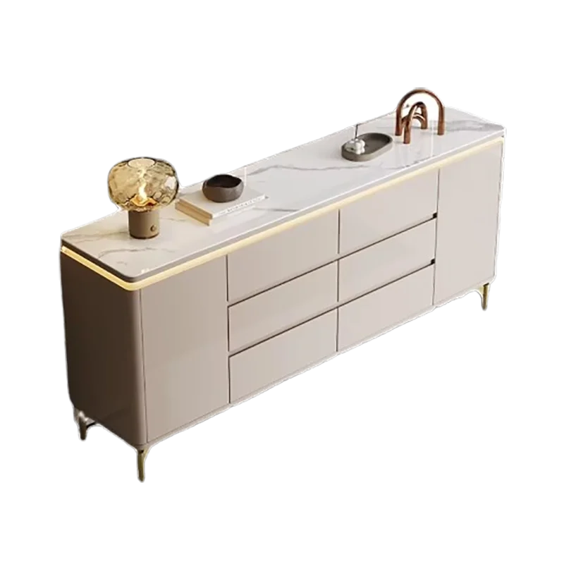 Simple Space Saving Cabinets Living Room Portable Storage Modern Trendy Display Cabinet Simple Luxury Vitrina Furniture