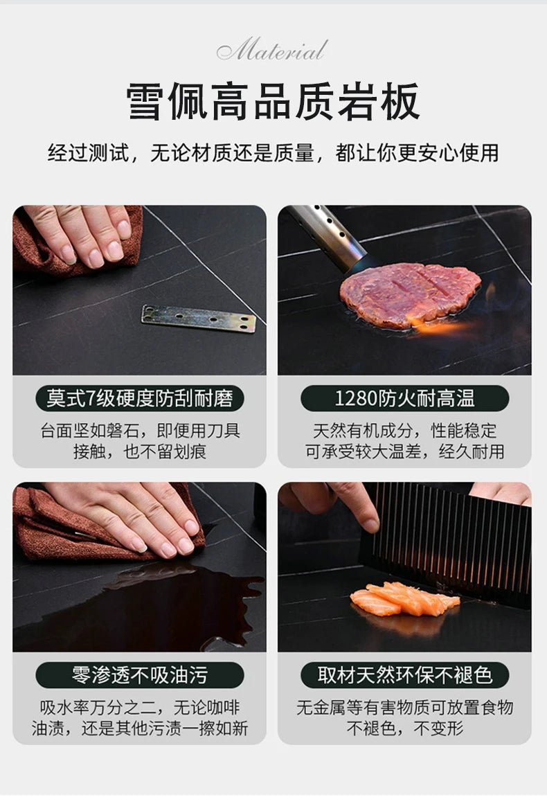 Modern rock board computer desk minimalist design elegant interior gaming desk Mid century luxury mesa para computador furniture