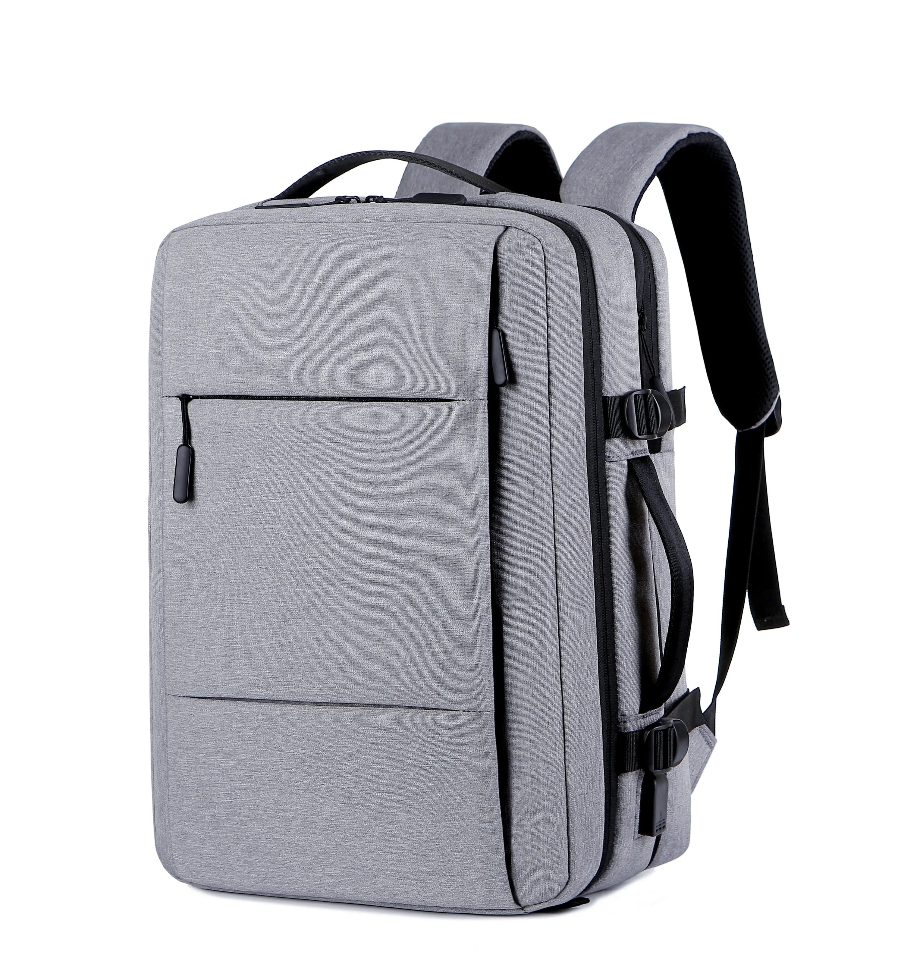 Travel Backpack Men Business Backpack School Expandable USB Bag Large Capacity Laptop Waterproof Fashion Backpack