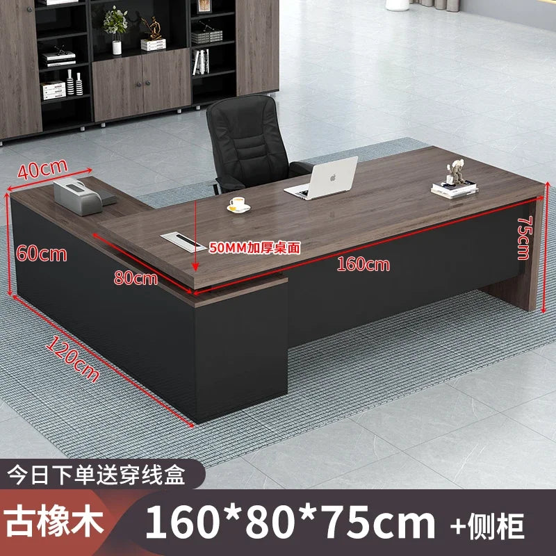 Commercial External Office Desk Minimalist Industrial Cheap Luxury Office Desk Indoor Station Mesa Escritorio Modern Furniture