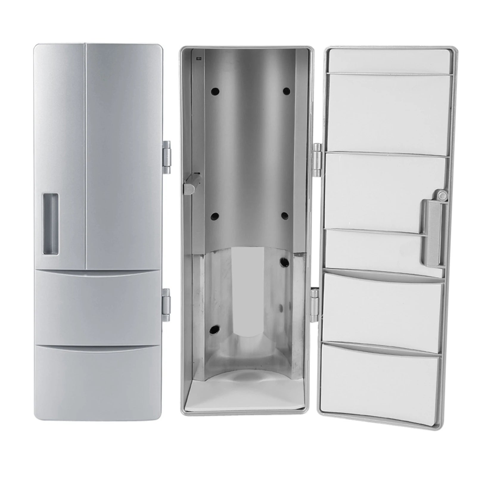 Compact Mini USB Fridge Freezer Cans Drink Beer Cooler Warmer Travel Car Office Use