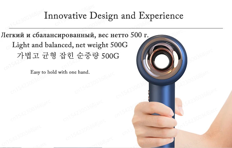 Super Hair Dryer 220V Leafless Hair dryer Personal Hair Care Styling Negative Ion Tool Constant Anion Electric Hair Dryers