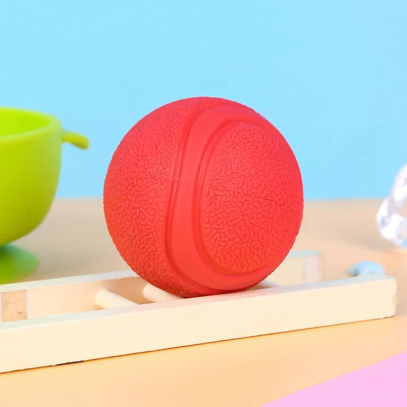 Pet Dog Toys Dog Ball Dog Bouncy Rubber Solid Ball Resistance to Dog Chew Toys Outdoor Throwing and Recovery Training for Dogs