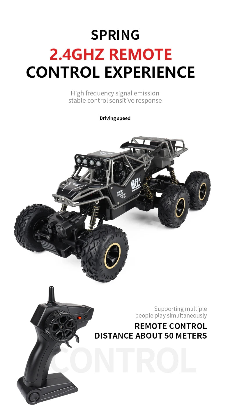 ZWN 1:12 RC Car With Lighting And Rechargeable 2.4G Radio Remote Control Alloy Buggy Off-Road Trucks Boys Toys for Children