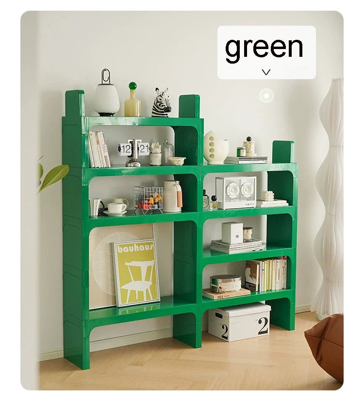 Module Modular DIY Furniture Storage Shelf Bookrack Bookshelf Bookcase Plastic ABS Customized Size Cabinet Multi-function