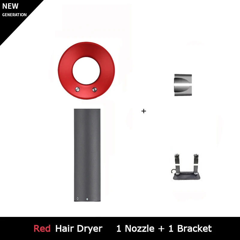 Leafless Hair Dryer New Professional With Flyaway Attachment Negative Ionic Premium Hair Dryers Multifunction Salon Style Tool