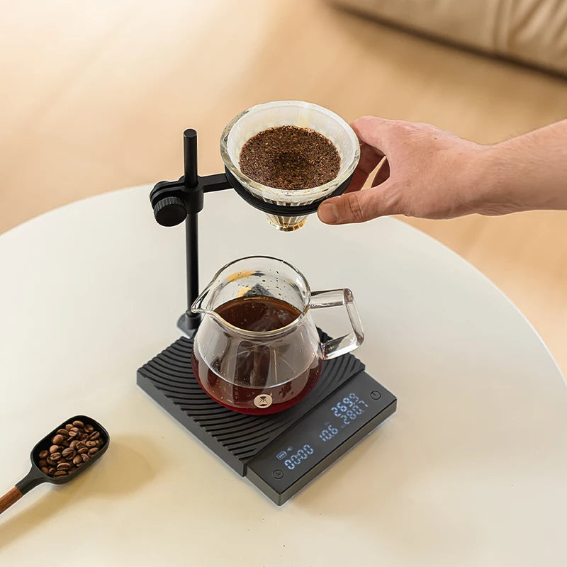 TIMEMORE Blackmirror Duo Coffee Digital Scales Weighing Timekeeping Flow Rate Measurement With Ddetachable Stand Mini Coffee