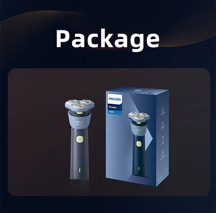 PHILIPS S1886/1887 Stand Up Electric Shaver USB Charge Stainless Steel PowerCut Blade Razor Triple Floating Head Beard Trimmer