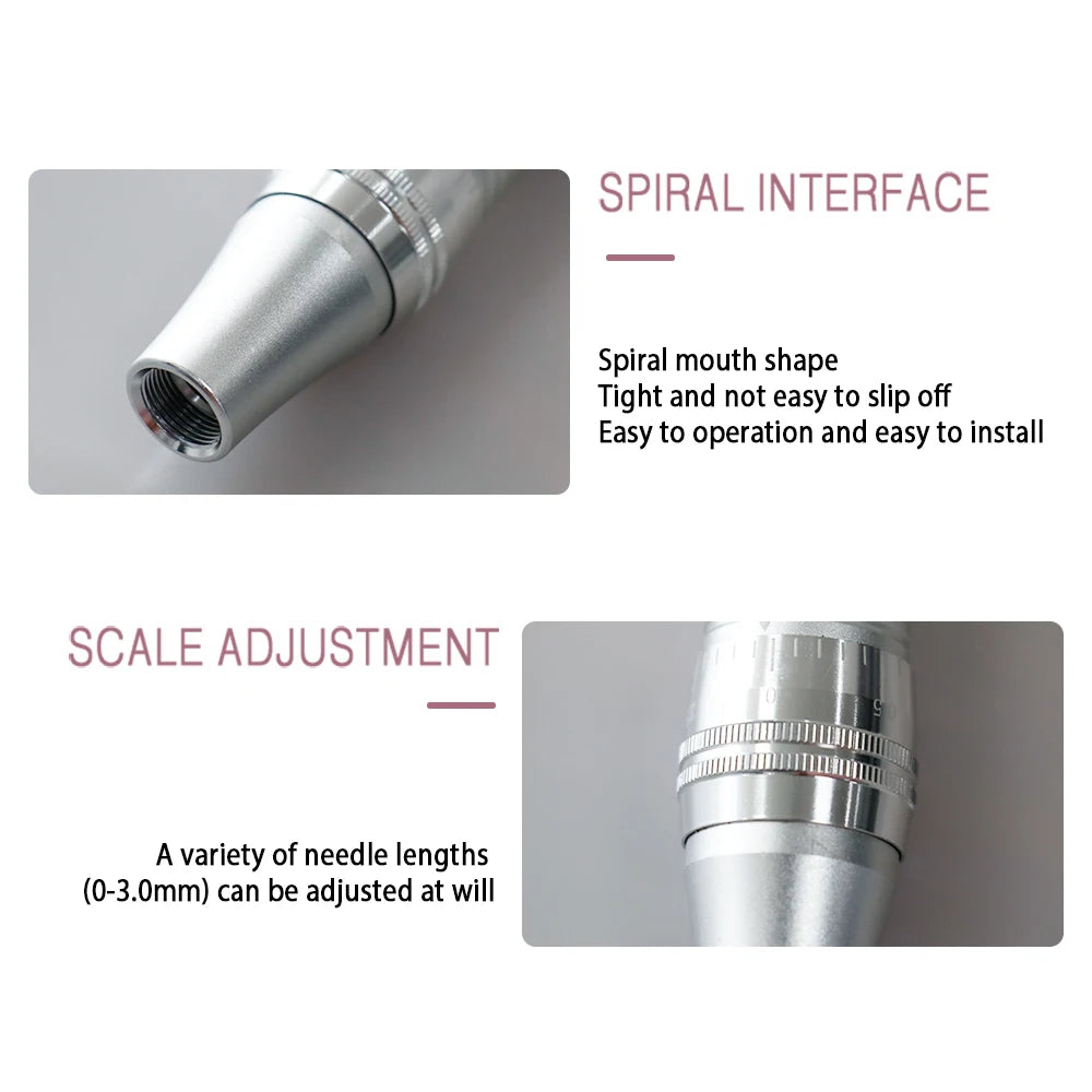 Electric Dr.imp Pen Wireless Dermapen Beuty Care Machine Mute Derma Pen Needle Cartridge Microneedling Tips Nano Micro Needles