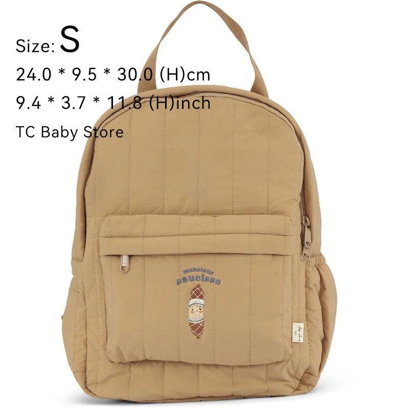 KS Baby Backpack Kids Schoolbag Kindergarten Bags Brand Cherry Lemon Children's Boys Girls Mom Traveling Storage Bag Wholesale