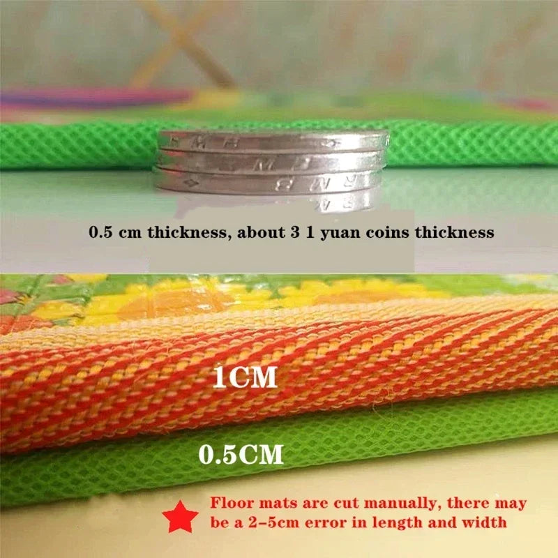 Baby Play Mat Activity Gym Kids Crawling Mats Carpet Baby Game Carpet for Children Rug Floor Newborns Toys 2 thickness options