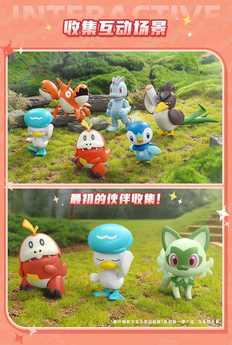 Original Blokees Pokemon Pikachu Eevee Charmander Charizard Greninja Meowscarada Ceruledge Cartoon Characters Building Block Toy