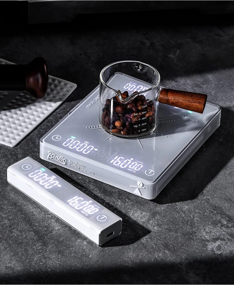 Bincoo Bluetooth Coffee Scale Precision Kitchen MINI Smart Digital Scale Small Electronic Scale Portable Barista Accessories
