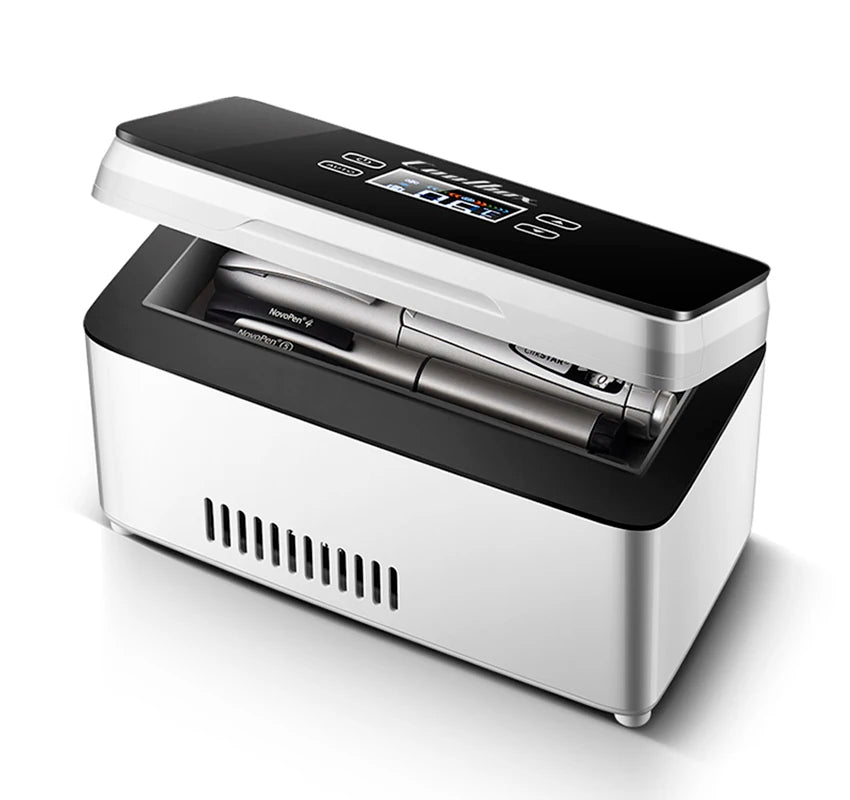 Insulin Cooler Portable Refrigerator USB Charging Medication Low-Temperature Storage Box Small Car Refrigerator  For Family